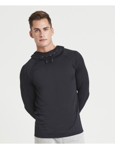 A-JC037-Mens Cool Cowl Neck Top 2